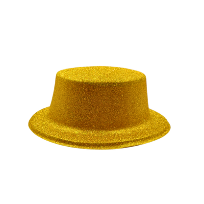 Glitter Cheesecutter Top Hat