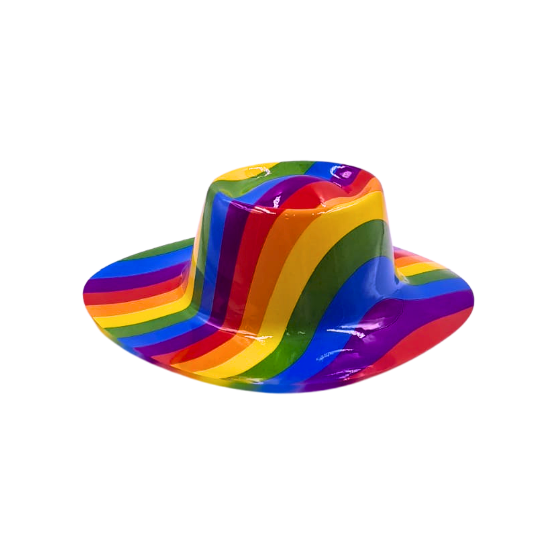 Rainbow Cowboy Hat