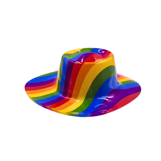 Rainbow Cowboy Hat