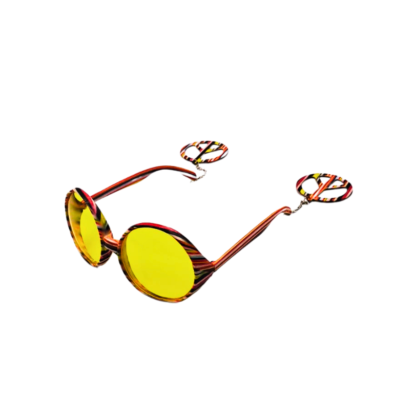 Retro Peace Sign Sunglasses