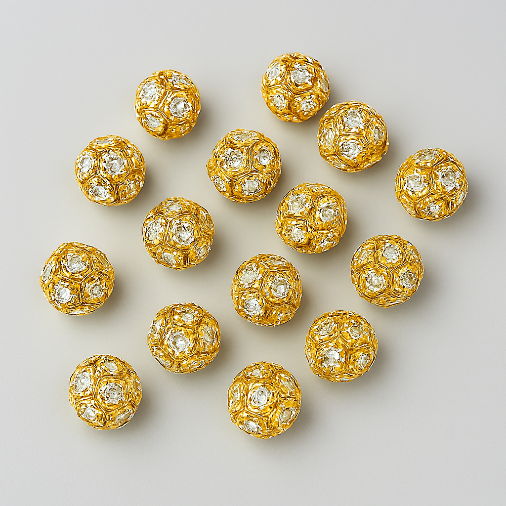 6mm Ball Spacer Beads 5pc