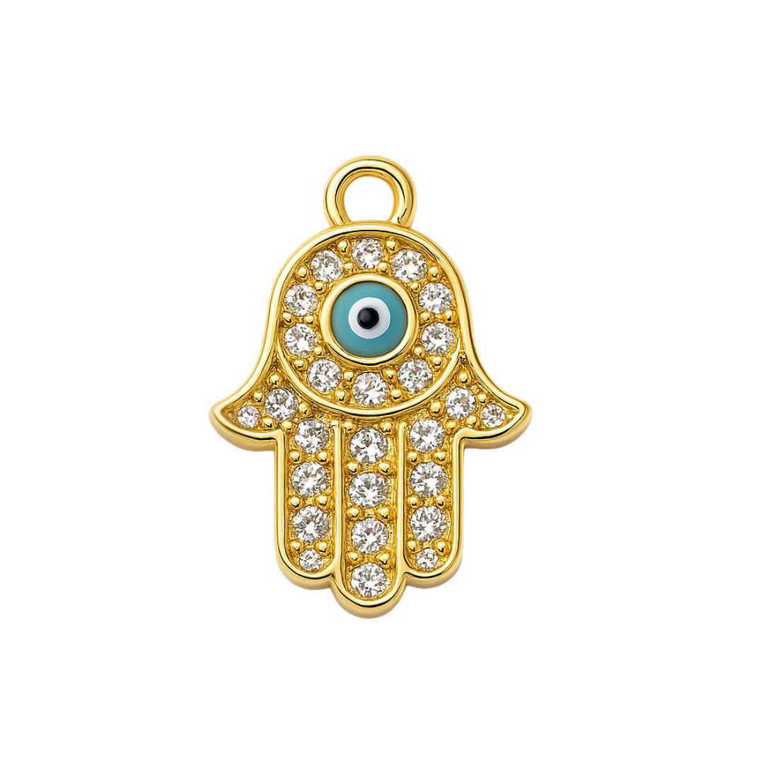Hamsa Hand Charm 2pc