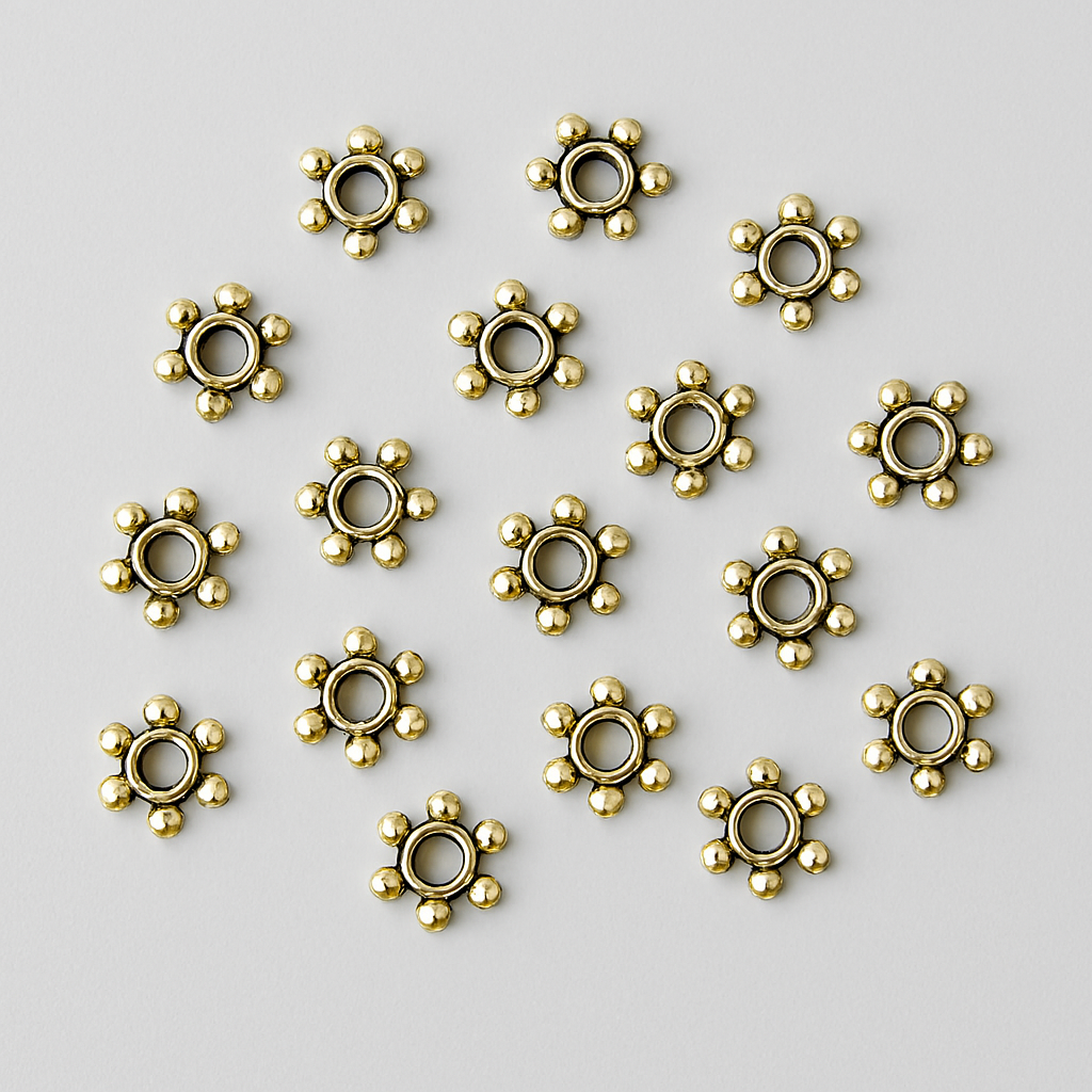 Daisy Spacer – 6mm 100pc