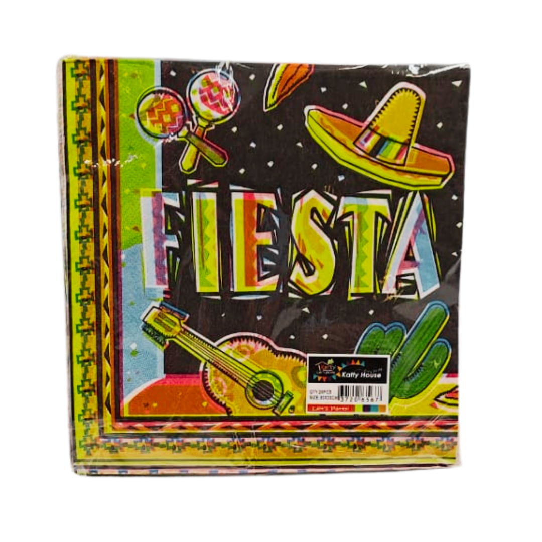 Mexican Fiesta Serviettes 20pcs
