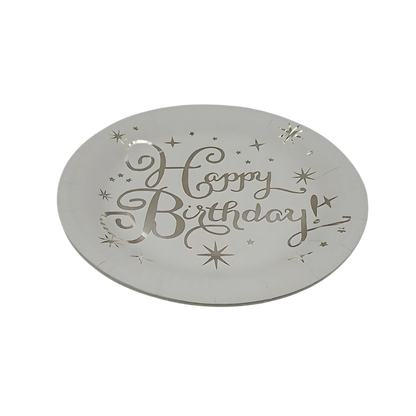 Happy Birthday Paper Plates 10 pcs
