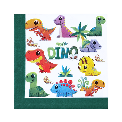 Dino Baby Serviettes 20pcs