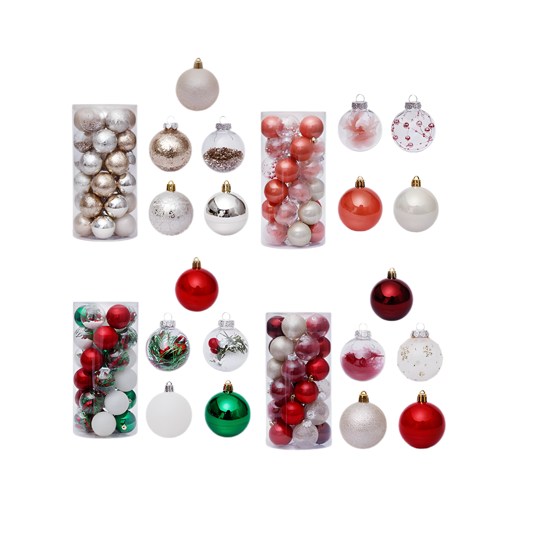 30Pc Christmas Bauble Set