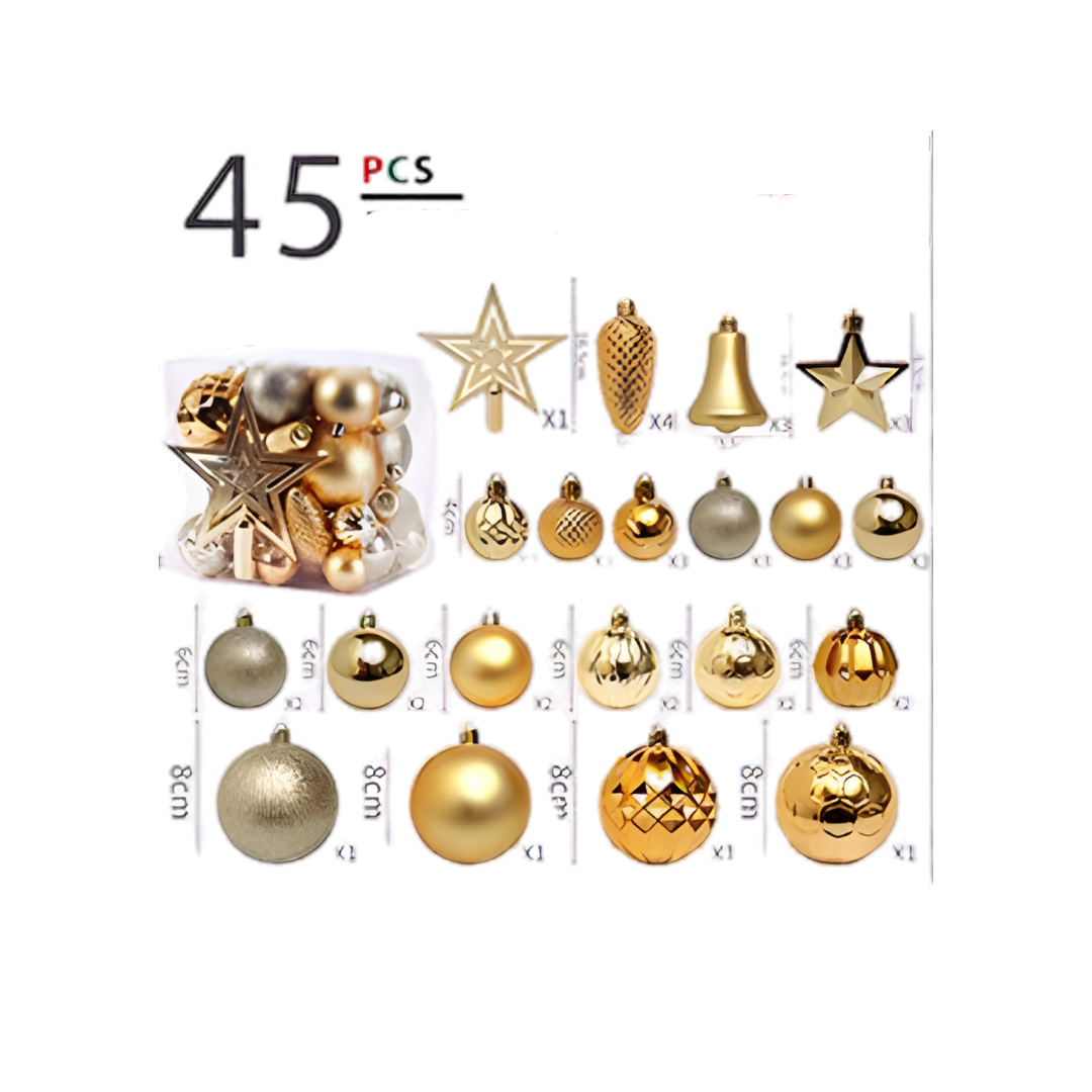 45pc Christmas Deco Pack