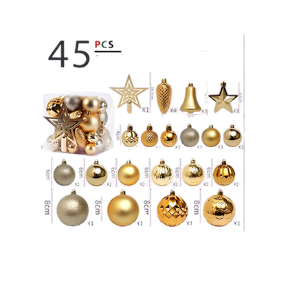 45pc Christmas Deco Pack