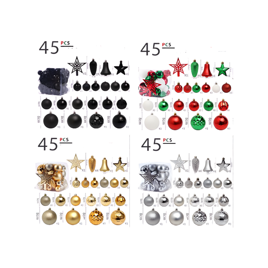 45pc Christmas Deco Pack