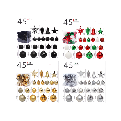 45pc Christmas Deco Pack