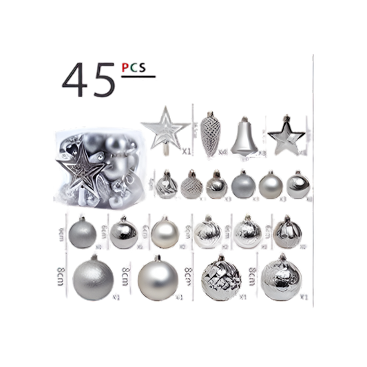45pc Christmas Deco Pack