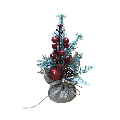Rustic Berry & Pine Mini Arrangement