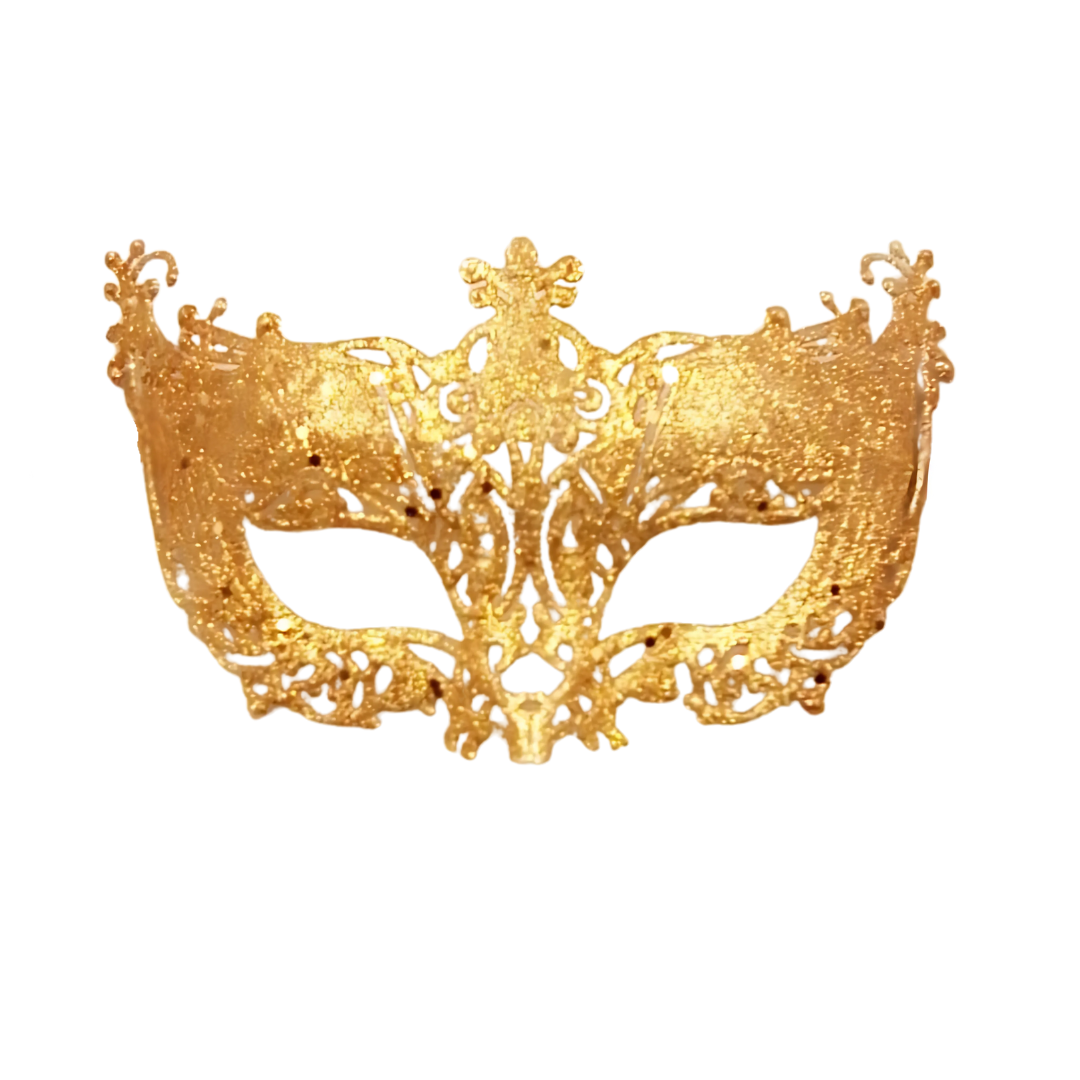 Gold Venetian Filigree Mask