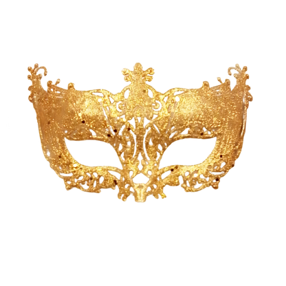 Gold Venetian Filigree Mask