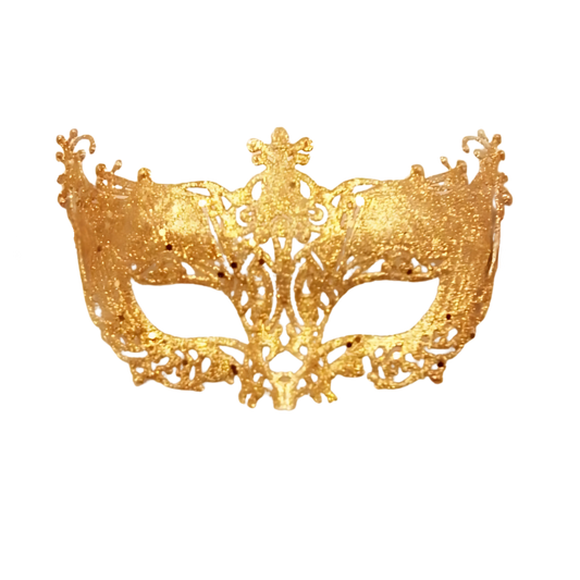 Gold Venetian Filigree Mask