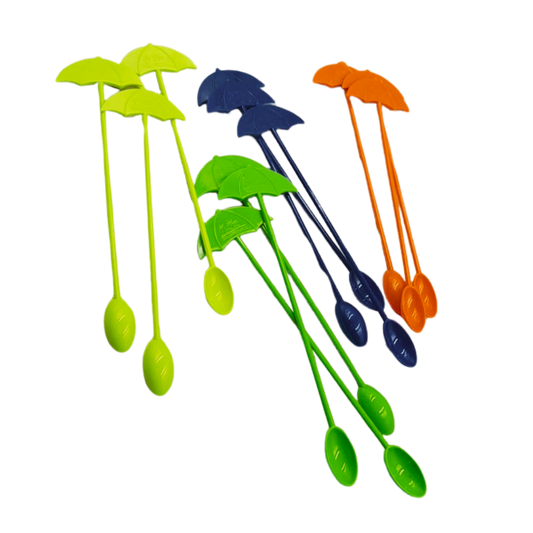Umbrella Cocktail Stirrers- 12Pcs