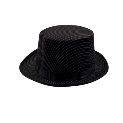 Pinstripe Top Hat