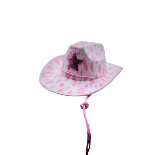 Animal Print Cowgirl Hat