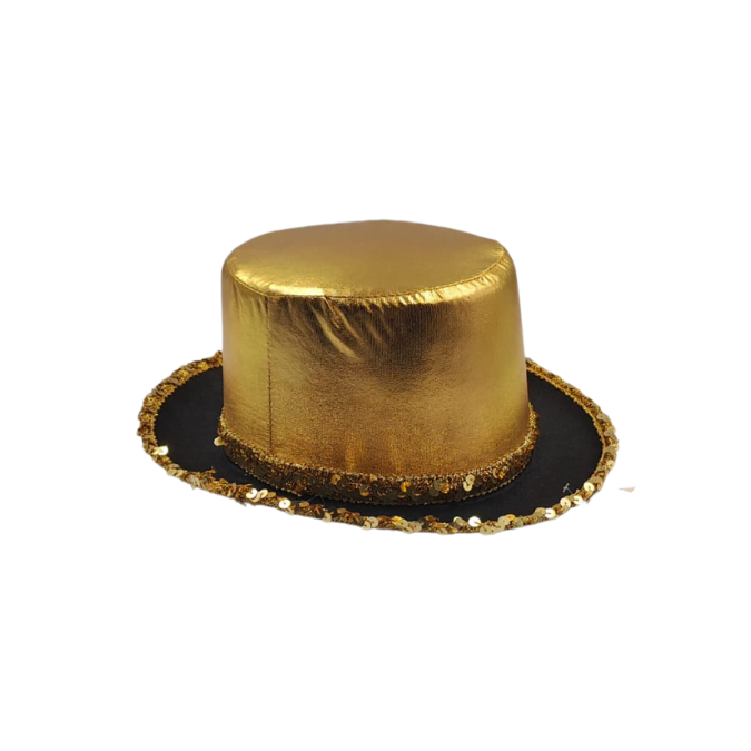 Metallic Lame' Top Hat