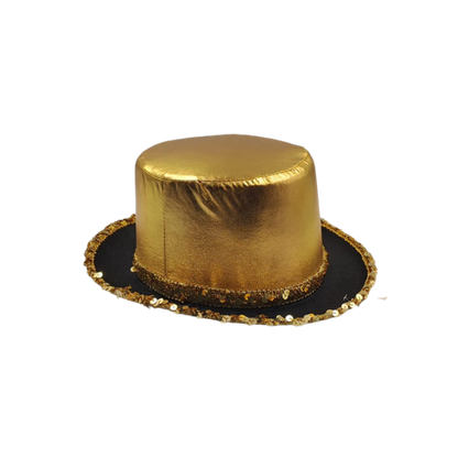 Metallic Lame' Top Hat
