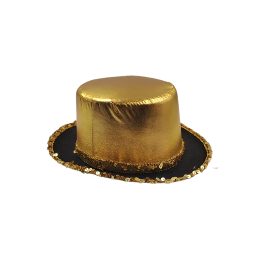 Metallic Lame' Top Hat