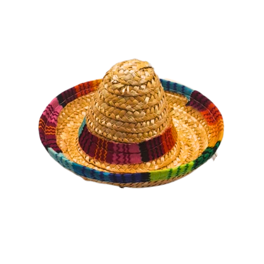 Mini Straw Sombrero Hat