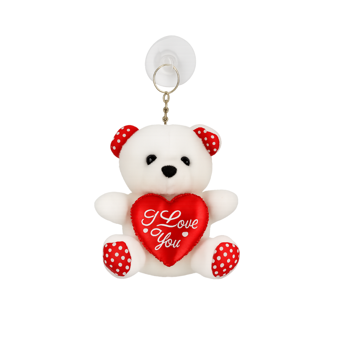 Plush Teddy Key Ring