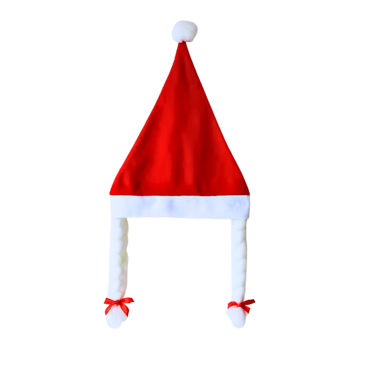 Ribbon-Tied Santa Hat