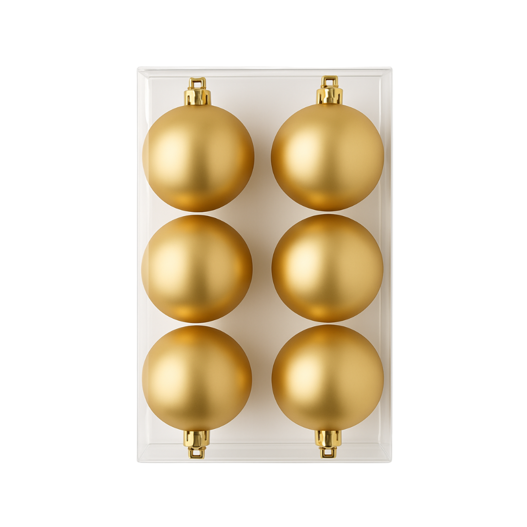 8cm Christmas Baubles