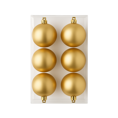 8cm Christmas Baubles