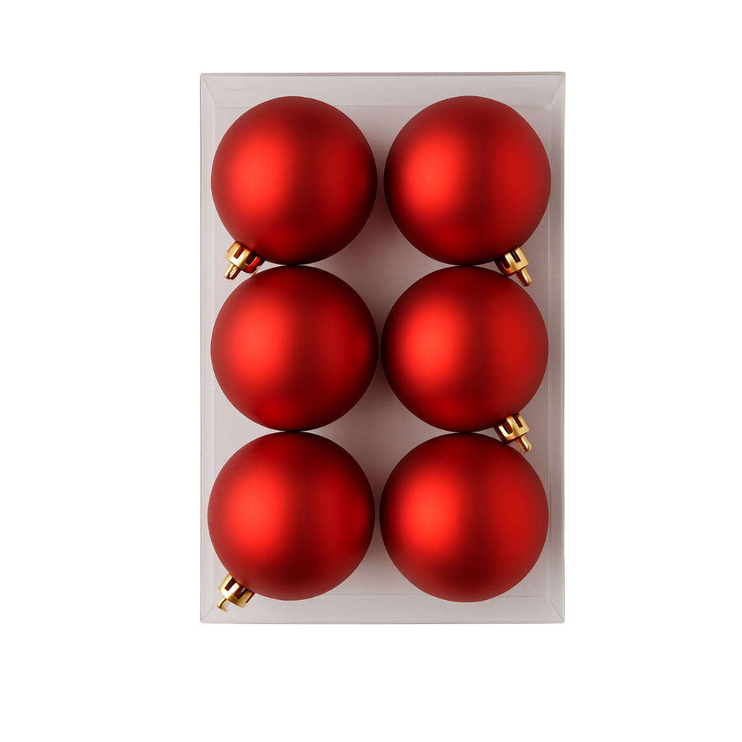 8cm Christmas Baubles
