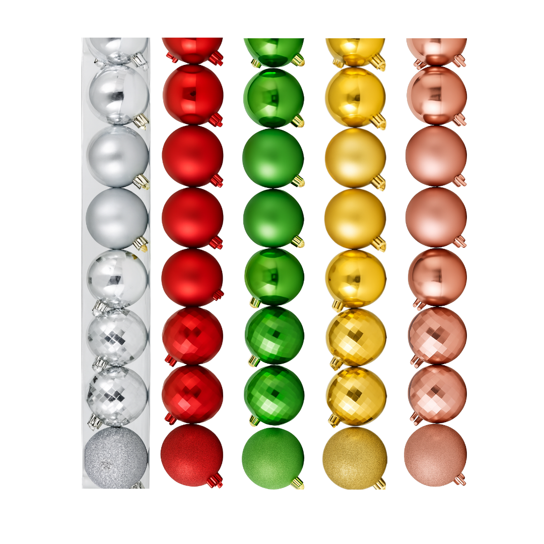 10pc Christmas 4cm Baubles