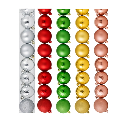 10pc Christmas 4cm Baubles