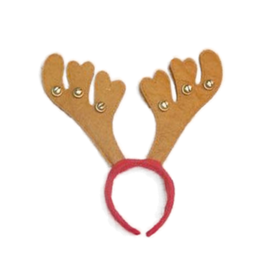 Festive Reindeer Aliceband with Bells