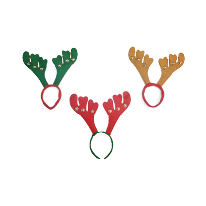 Festive Reindeer Aliceband with Bells