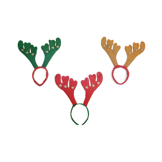 Festive Reindeer Aliceband with Bells