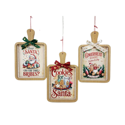 Christmas Chopping Board Décor