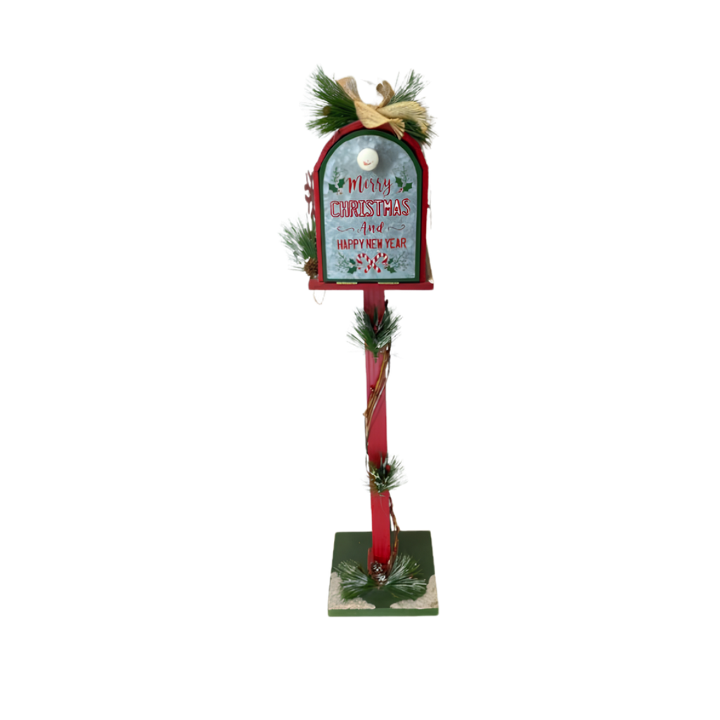 Festive Christmas Mailbox Decoration
