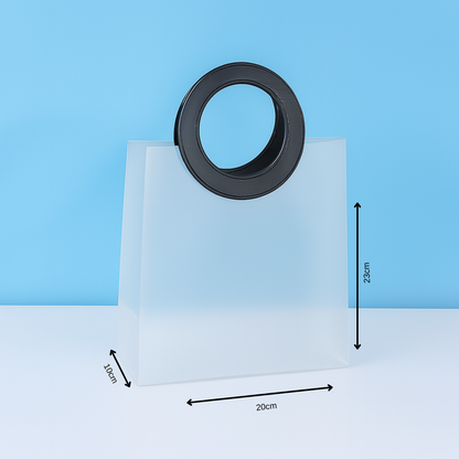 Frosted Ring Handle Gift Bag