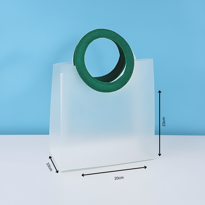 Frosted Ring Handle Gift Bag