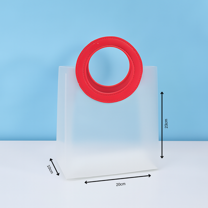 Frosted Ring Handle Gift Bag
