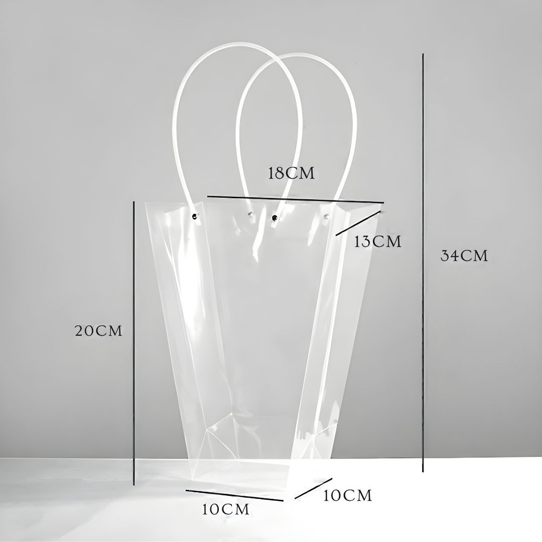Clear PVC Flower Gift Bag