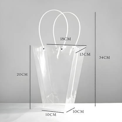 Clear PVC Flower Gift Bag