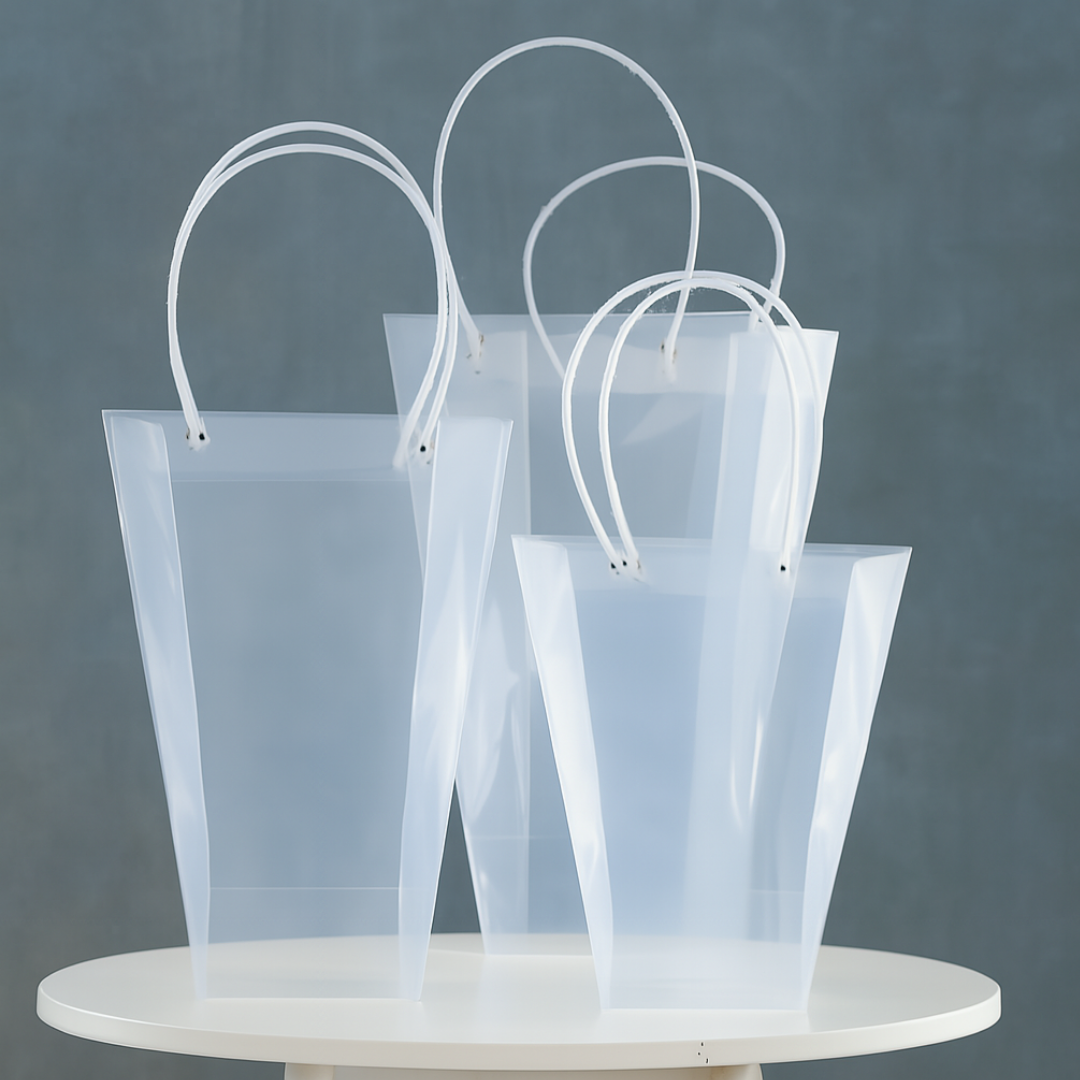 Clear PVC Flower Gift Bag