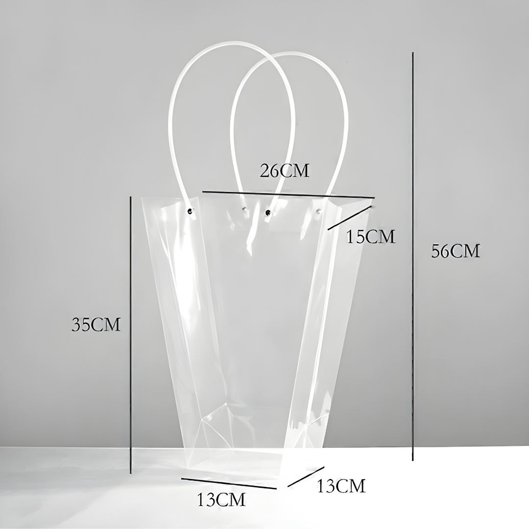 Clear PVC Flower Gift Bag