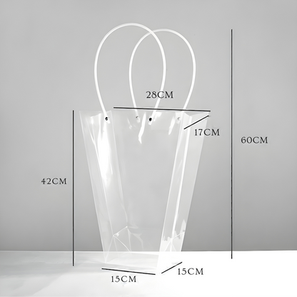 Clear PVC Flower Gift Bag