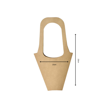 Kraft Paper Flower Gift Bag