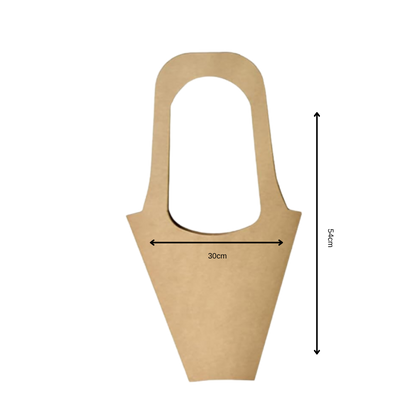 Kraft Paper Flower Gift Bag