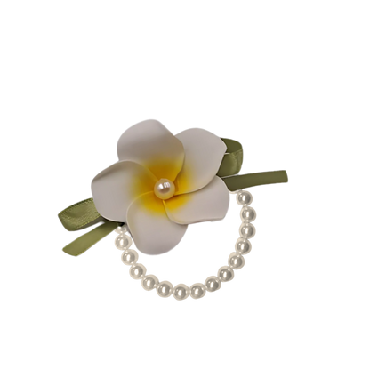 Plumeria Flower Wristband